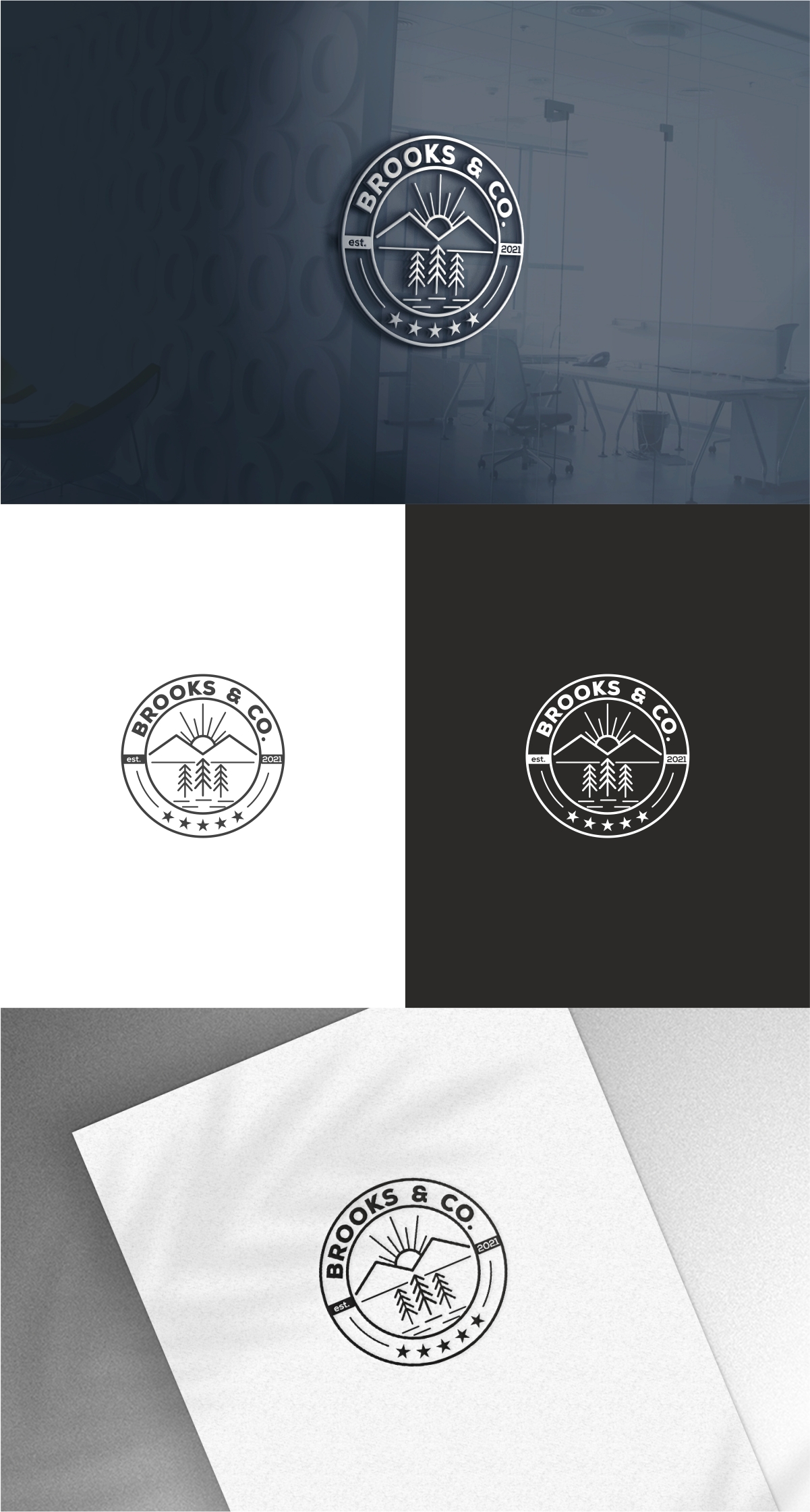 Logo Design by Dave Paresh for Brooks & Co. | Design #33544627