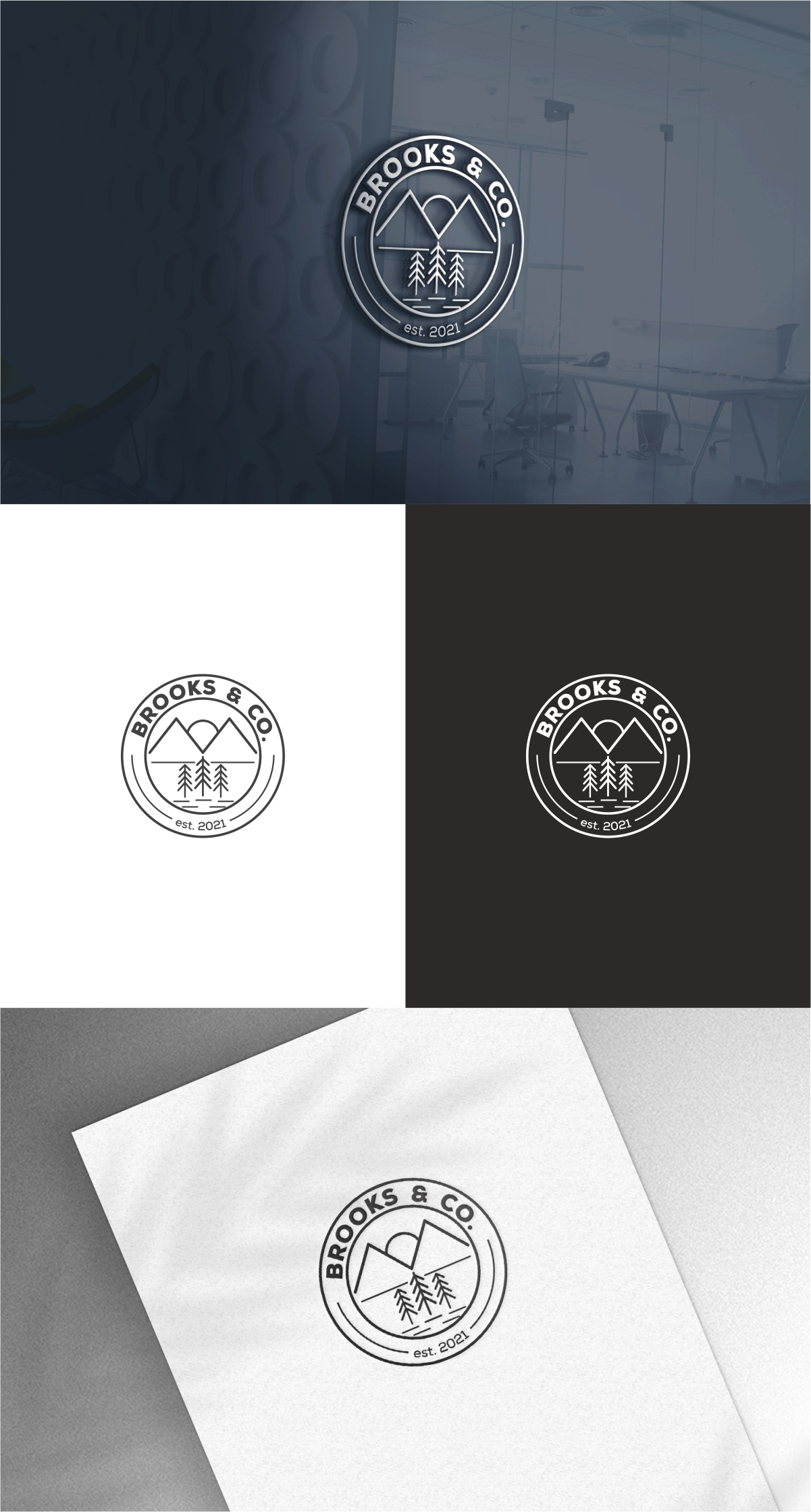 Logo Design by Dave Paresh for Brooks & Co. | Design #33545340