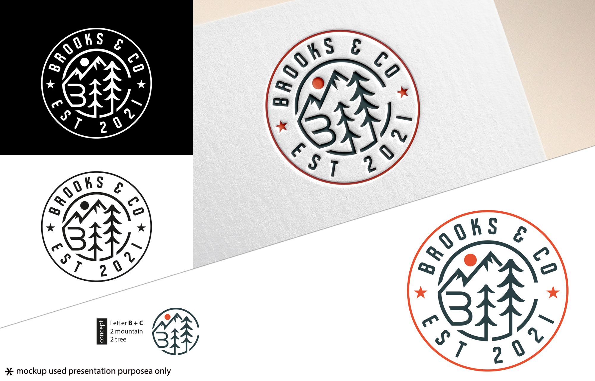 Logo Design by Rubia@ for Brooks & Co. | Design #33540941