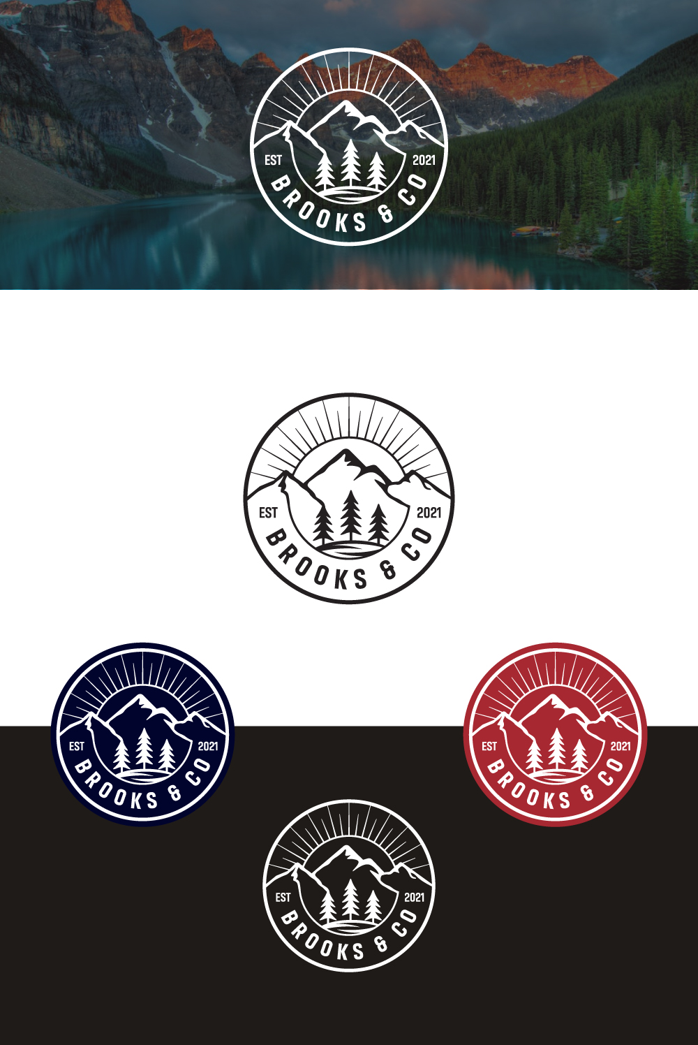 Logo Design by Cactus Designs for Brooks & Co. | Design #33545331