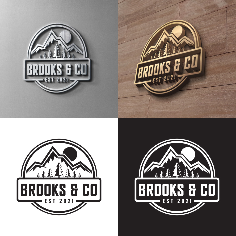 Logo Design by Znuj Esilas for Brooks & Co. | Design #33588186