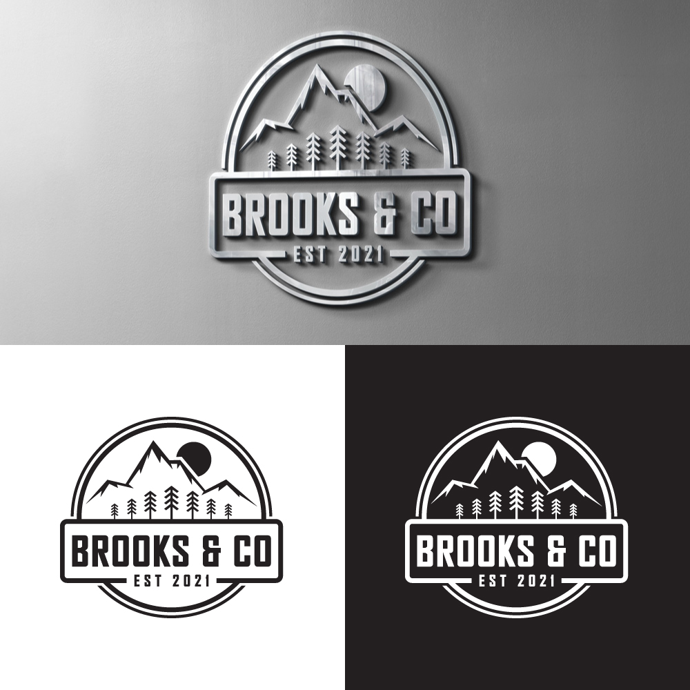 Logo Design by Znuj Esilas for Brooks & Co. | Design #33588229