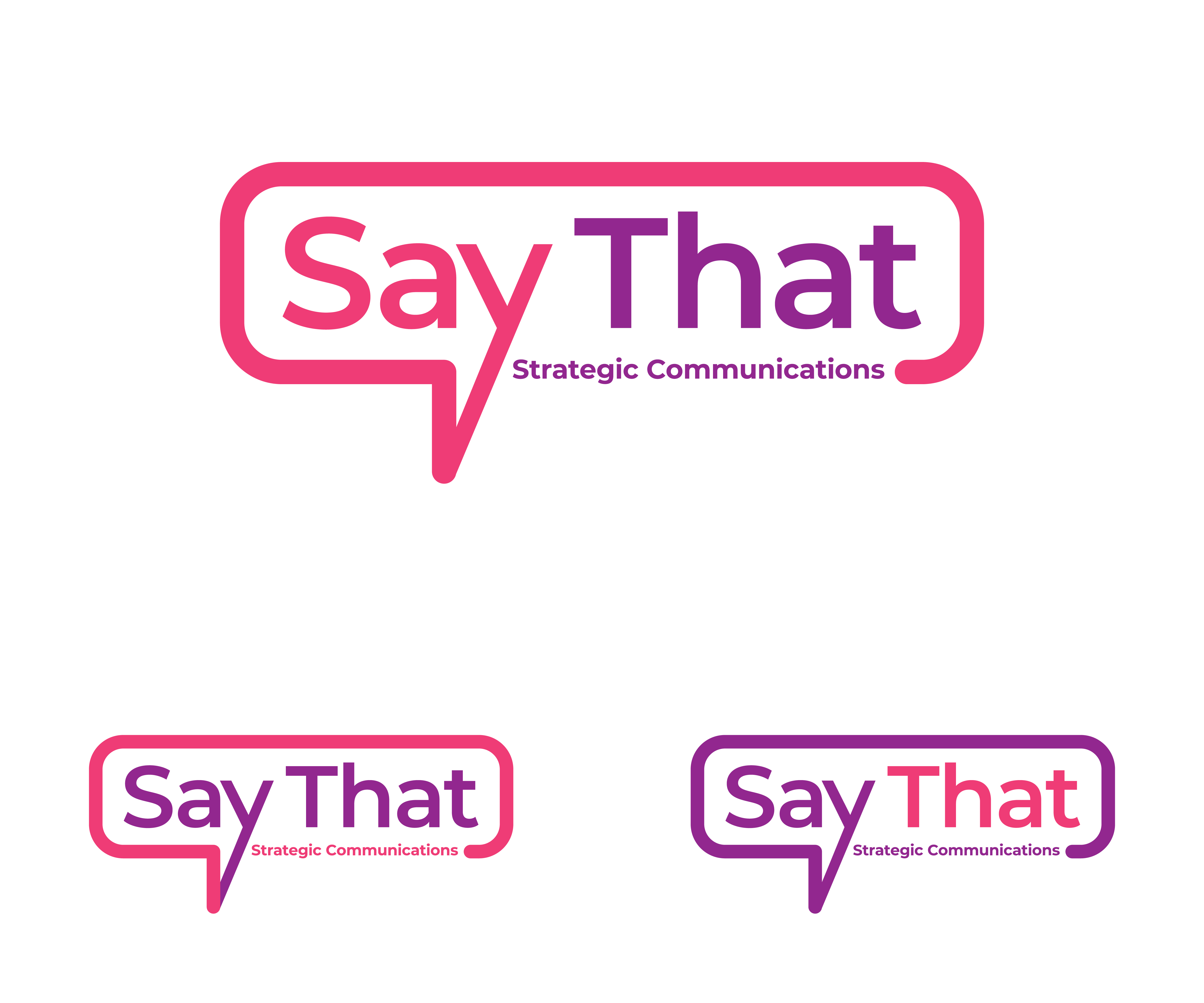Logo Design by ngupo for Say That | Design #33582299
