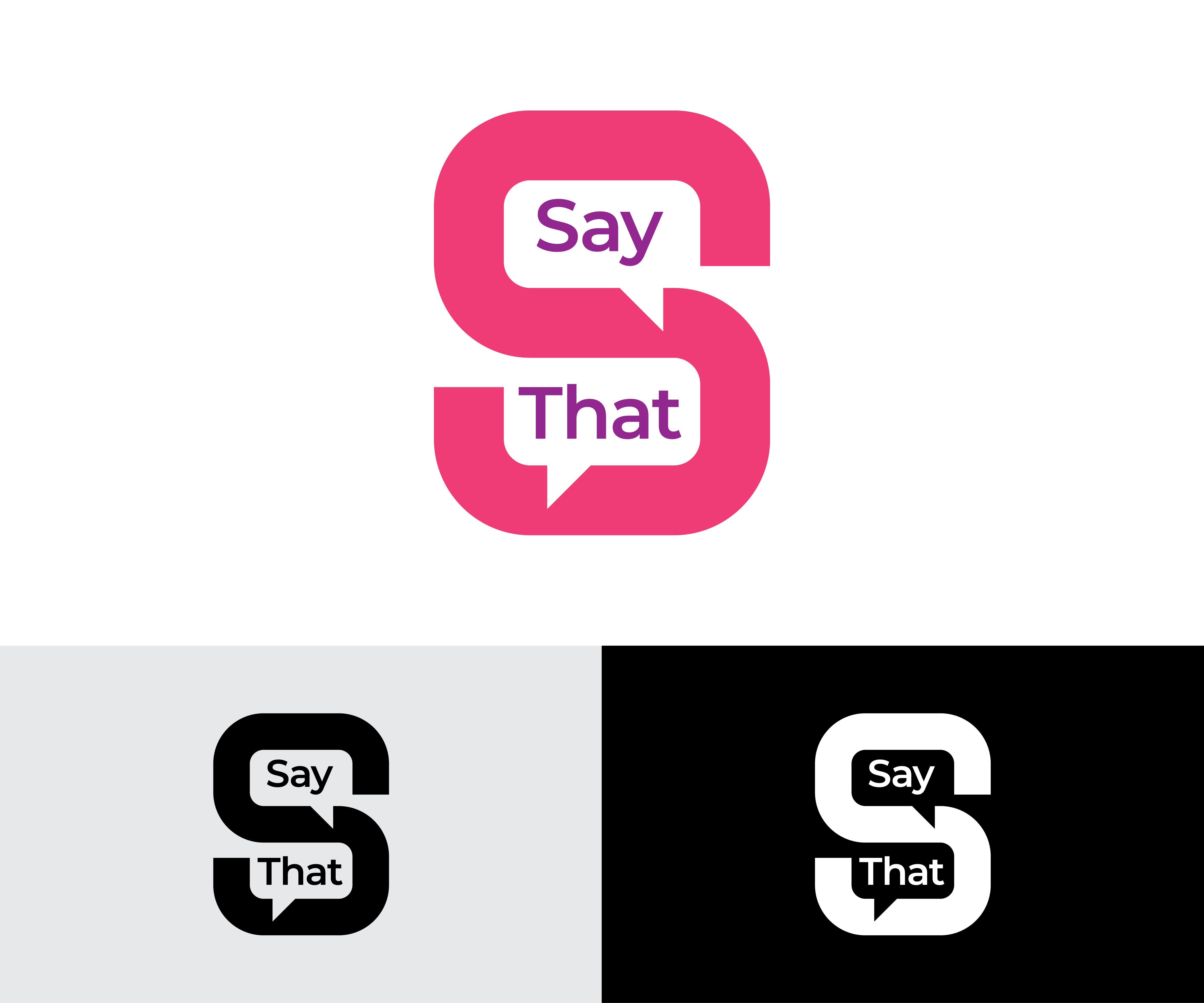 Diseño de Logo por ngupo para Say That | Diseño #33589326