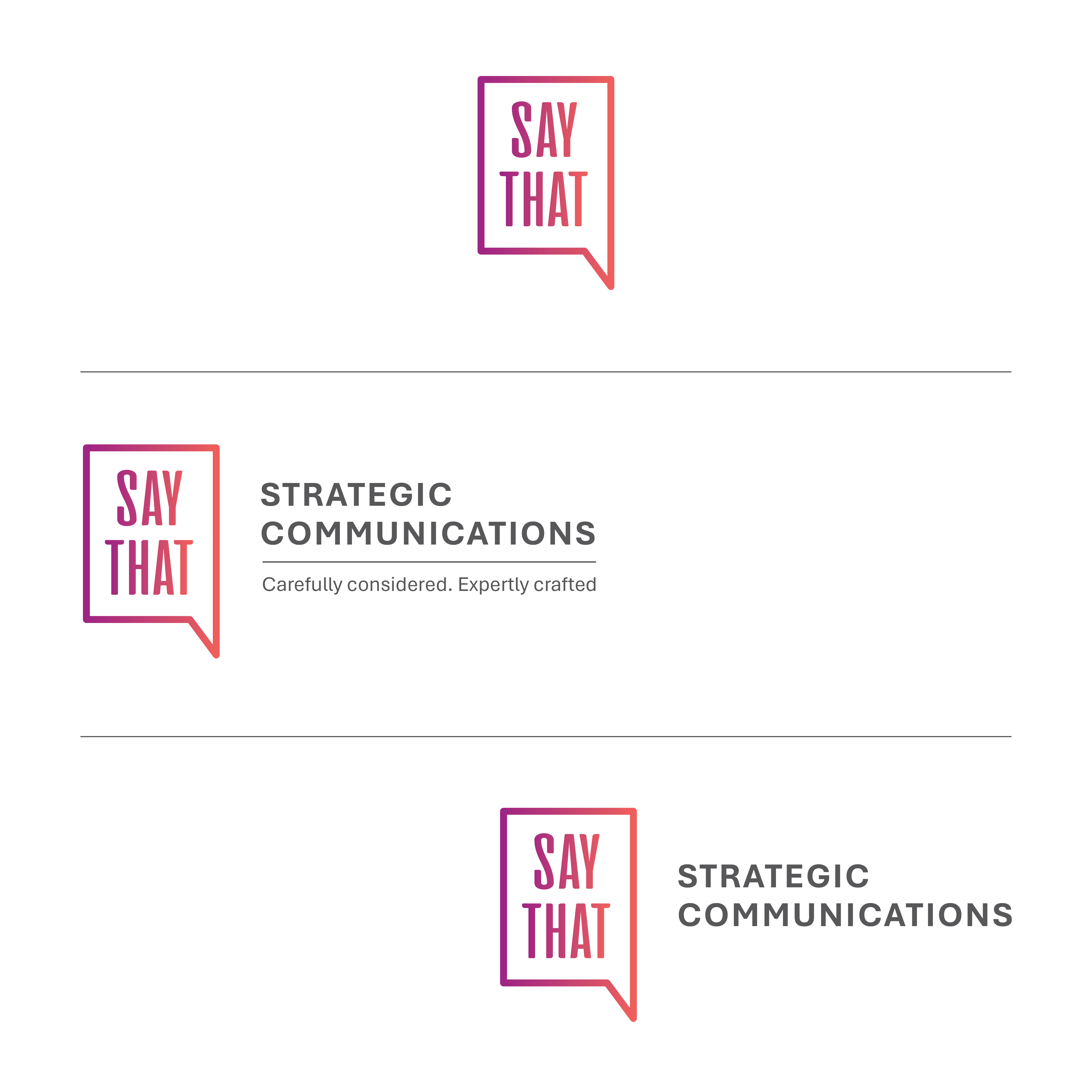 Diseño de Logo por PurpleBoa para Say That | Diseño #33558517