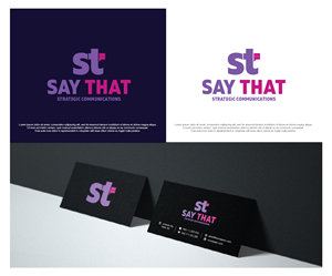 Design de Logo par dstudios pour Say That | Design : #33583335
