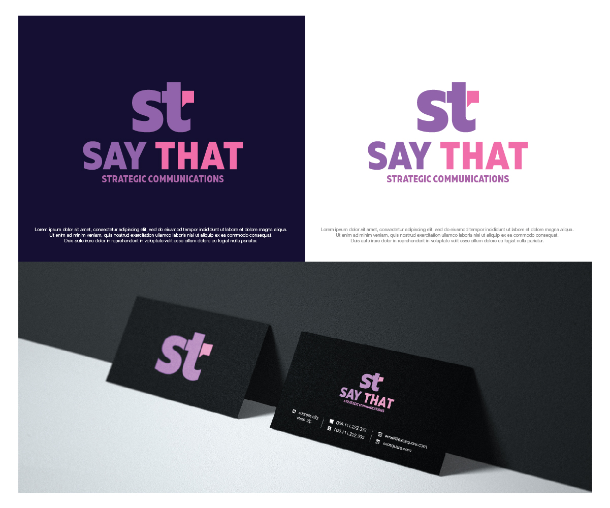 Logo Design by dstudios for Say That | Design #33583336