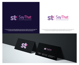 Design de Logo par dstudios pour Say That | Design : #33625827