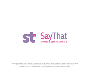 Diseño de Logo por dstudios para Say That | Diseño: #33664605