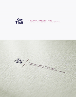 Diseño de Logo por IMilenovic para Say That | Diseño: #33547386