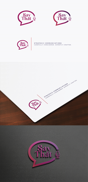 Diseño de Logo por IMilenovic para Say That | Diseño: #33583068