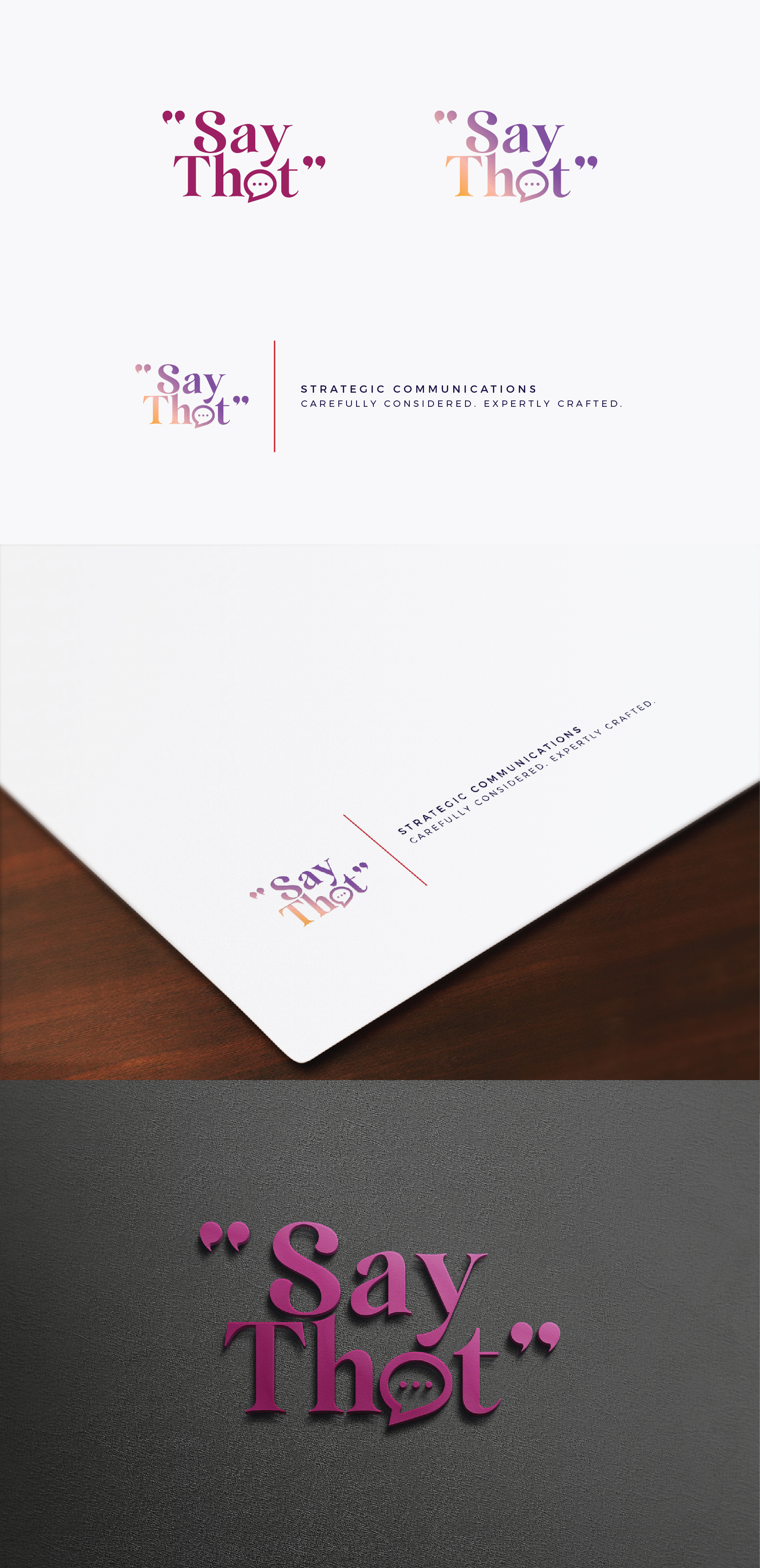 Diseño de Logo por IMilenovic para Say That | Diseño #33626296