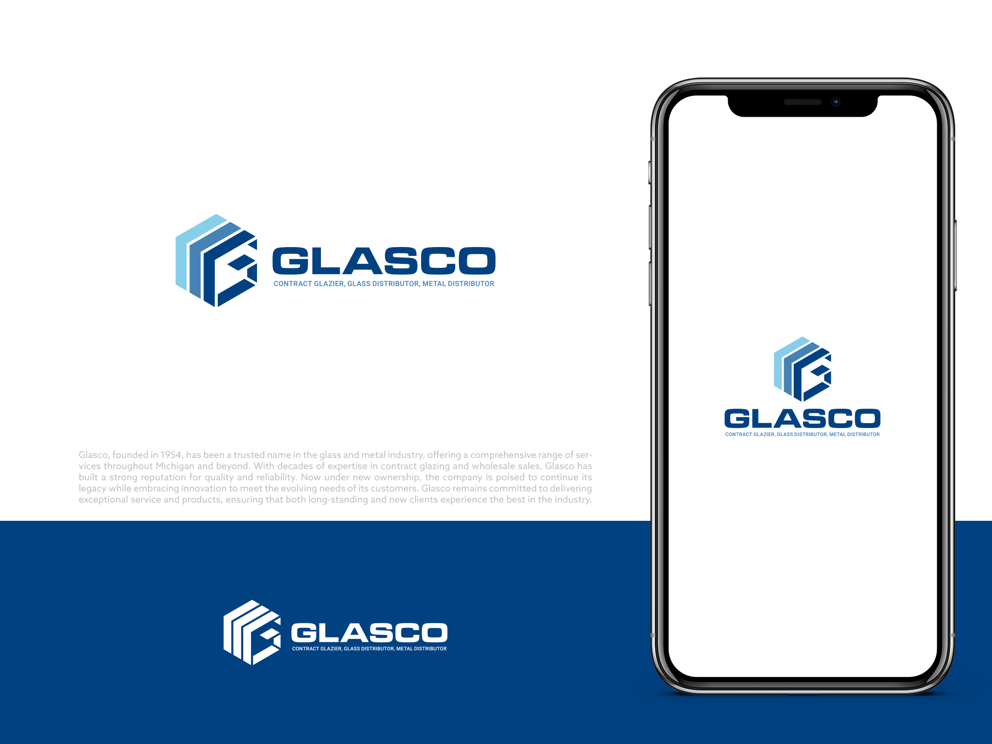Logo Design by COLOUR CREATIVE for Glasco Corporation | Design #33590080