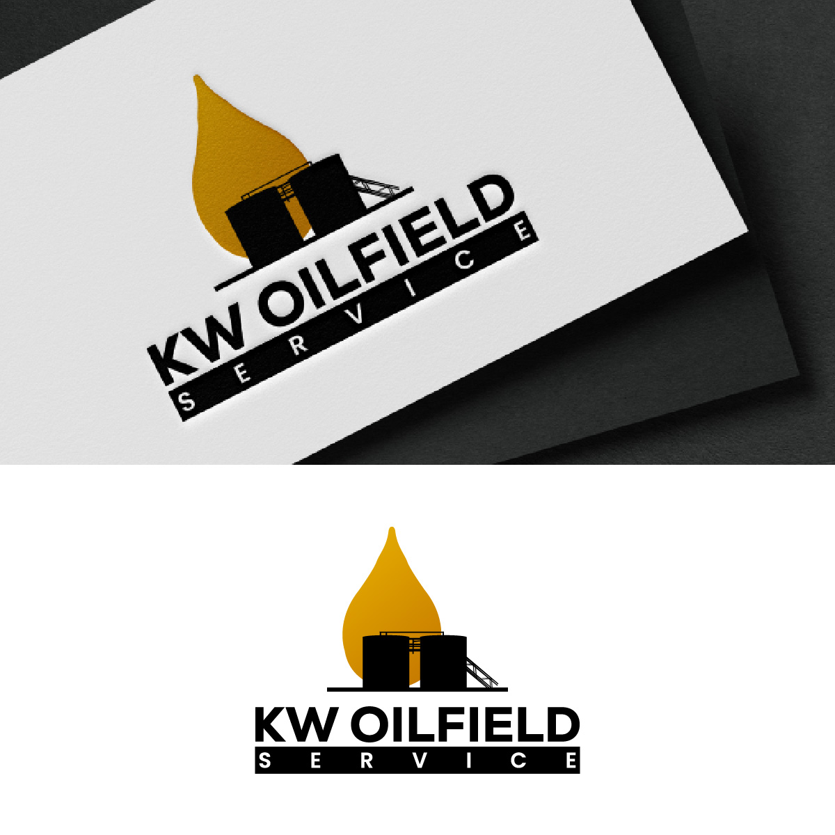 Diseño de Logo por fly  design para KW Oilfield Service | Diseño #33553825
