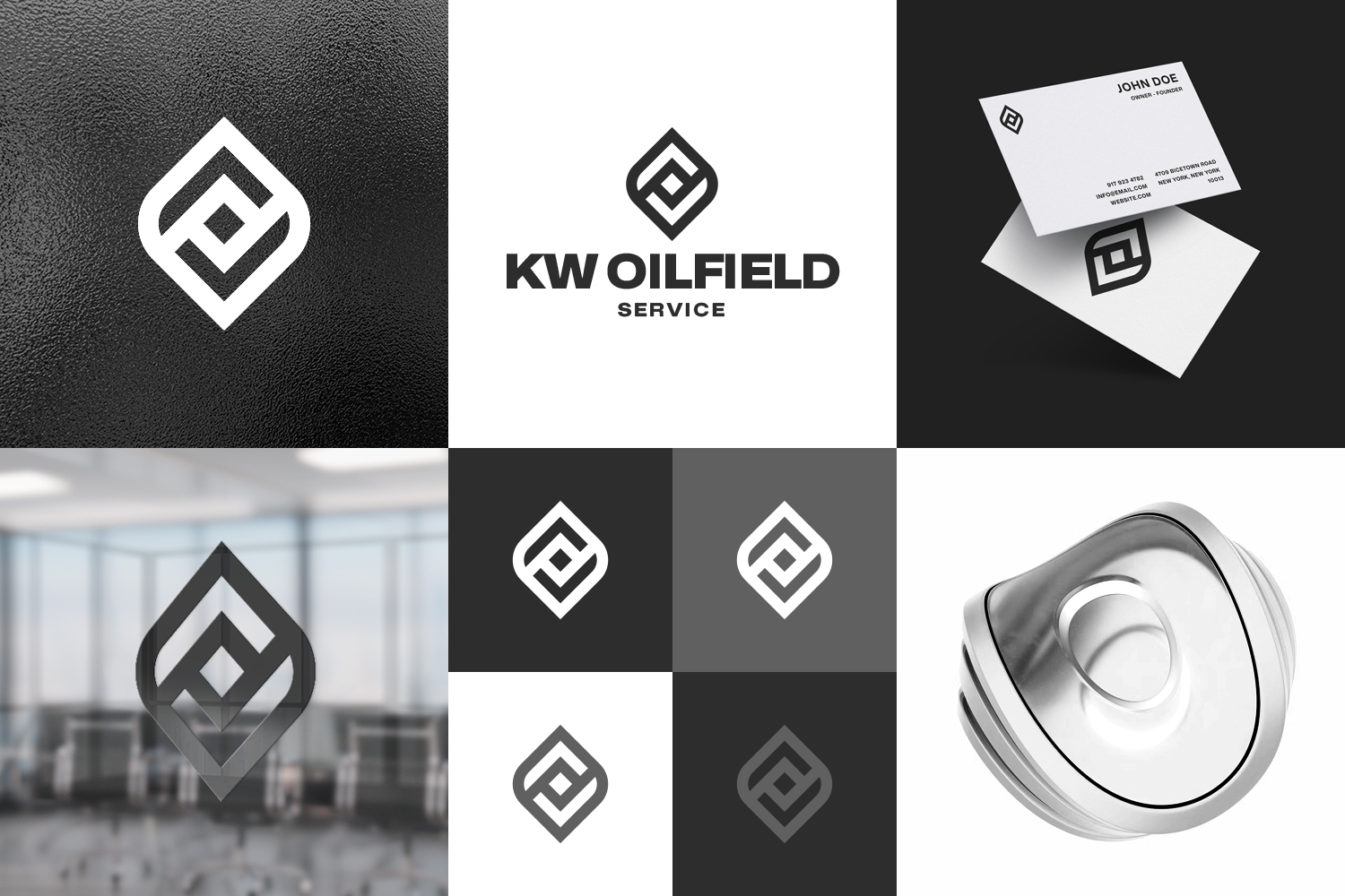 Logo Design by Decos Studio for KW Oilfield Service | Design #33549952