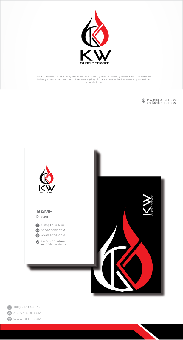 Diseño de Logo por zebronicgraphic para KW Oilfield Service | Diseño #33554272