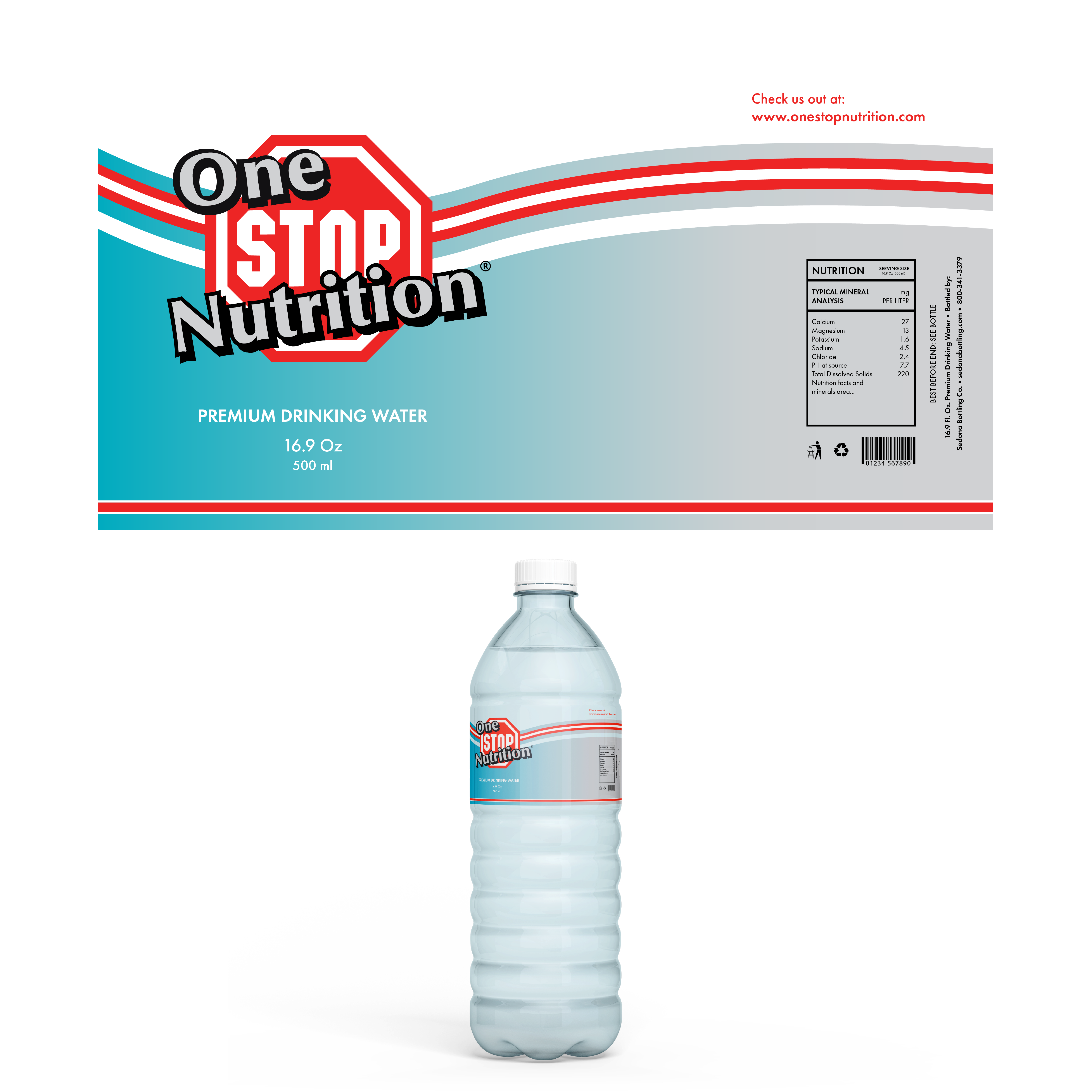 Design Étiquette par MAS Design pour One Stop Nutrition  | Design #33573112