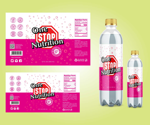 Label Design by masheri for One Stop Nutrition  | Design #33550188