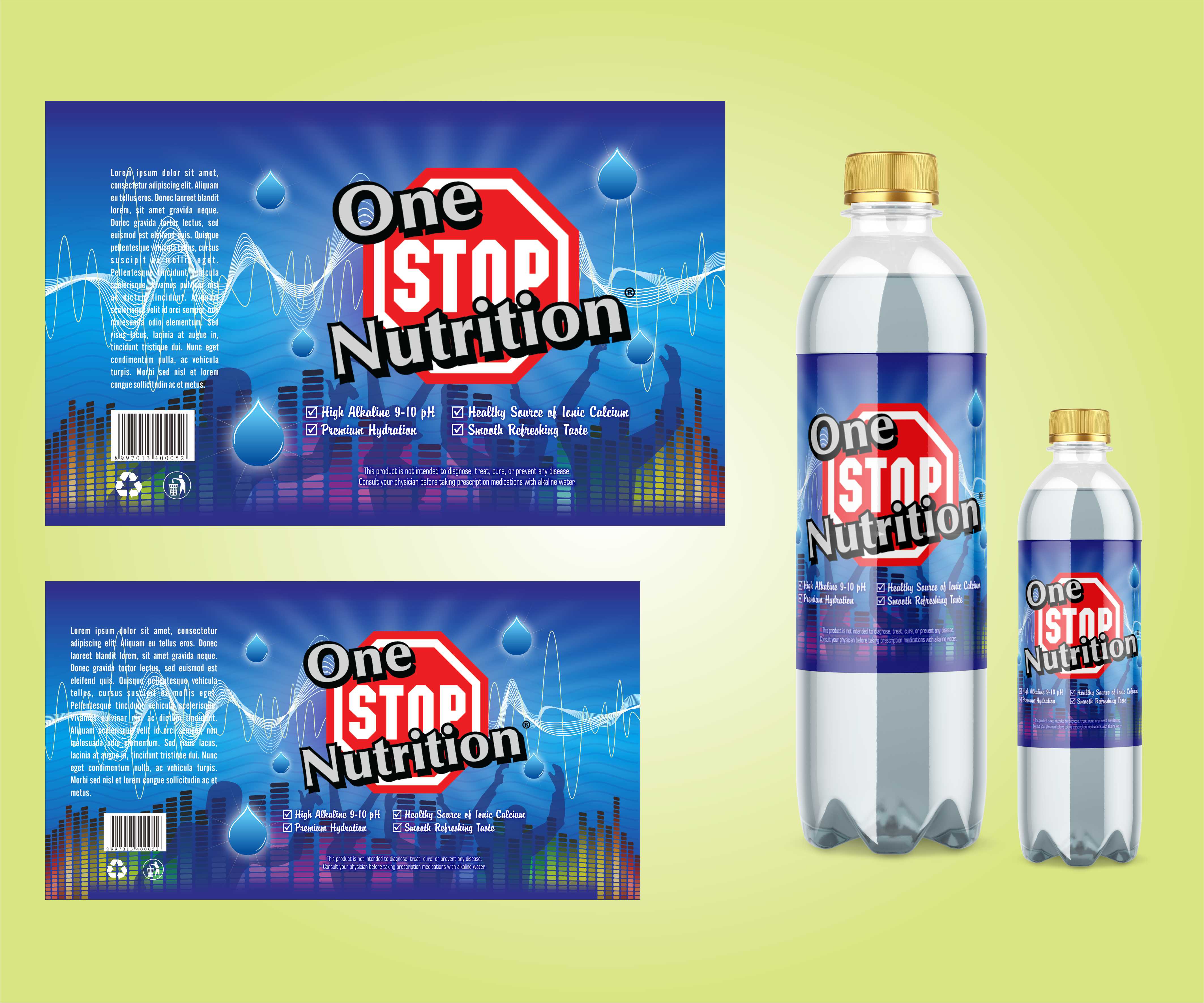 Diseño de Etiqueta por masheri para One Stop Nutrition  | Diseño #33551280