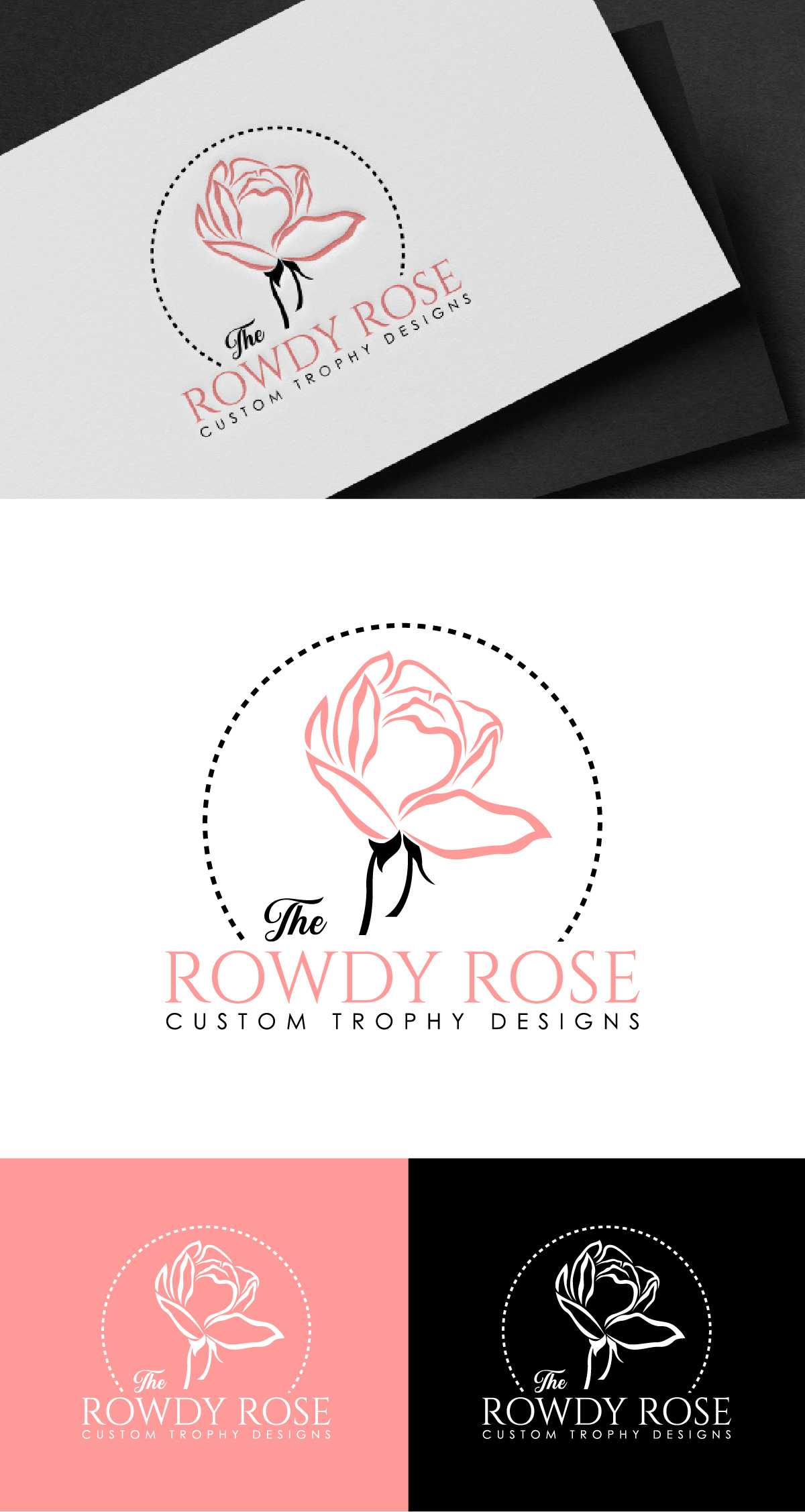 Logo Design by Loknath for The Rowdy Rose | Design #33562111