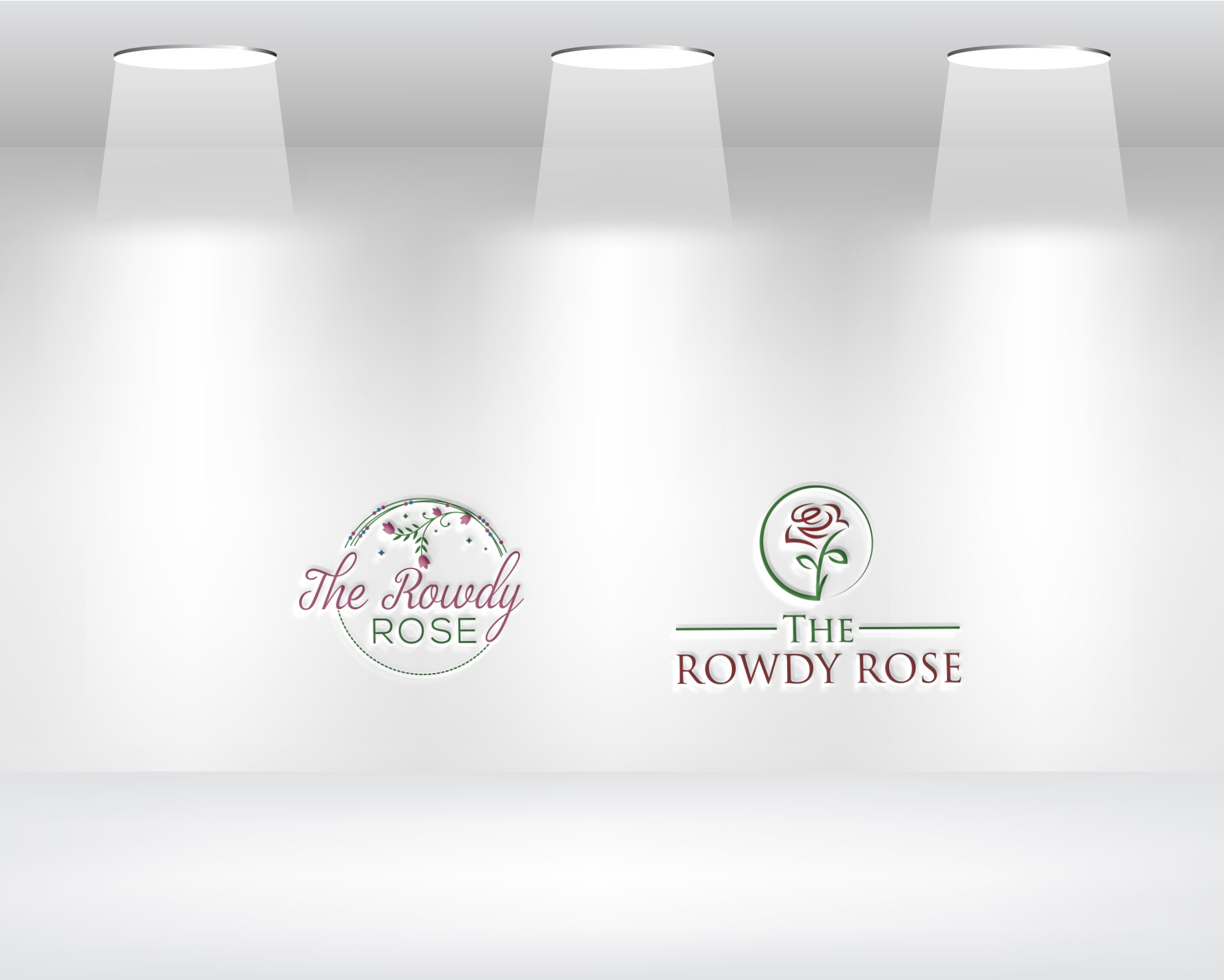 Logo Design by Daniel Khan for The Rowdy Rose | Design #33559914