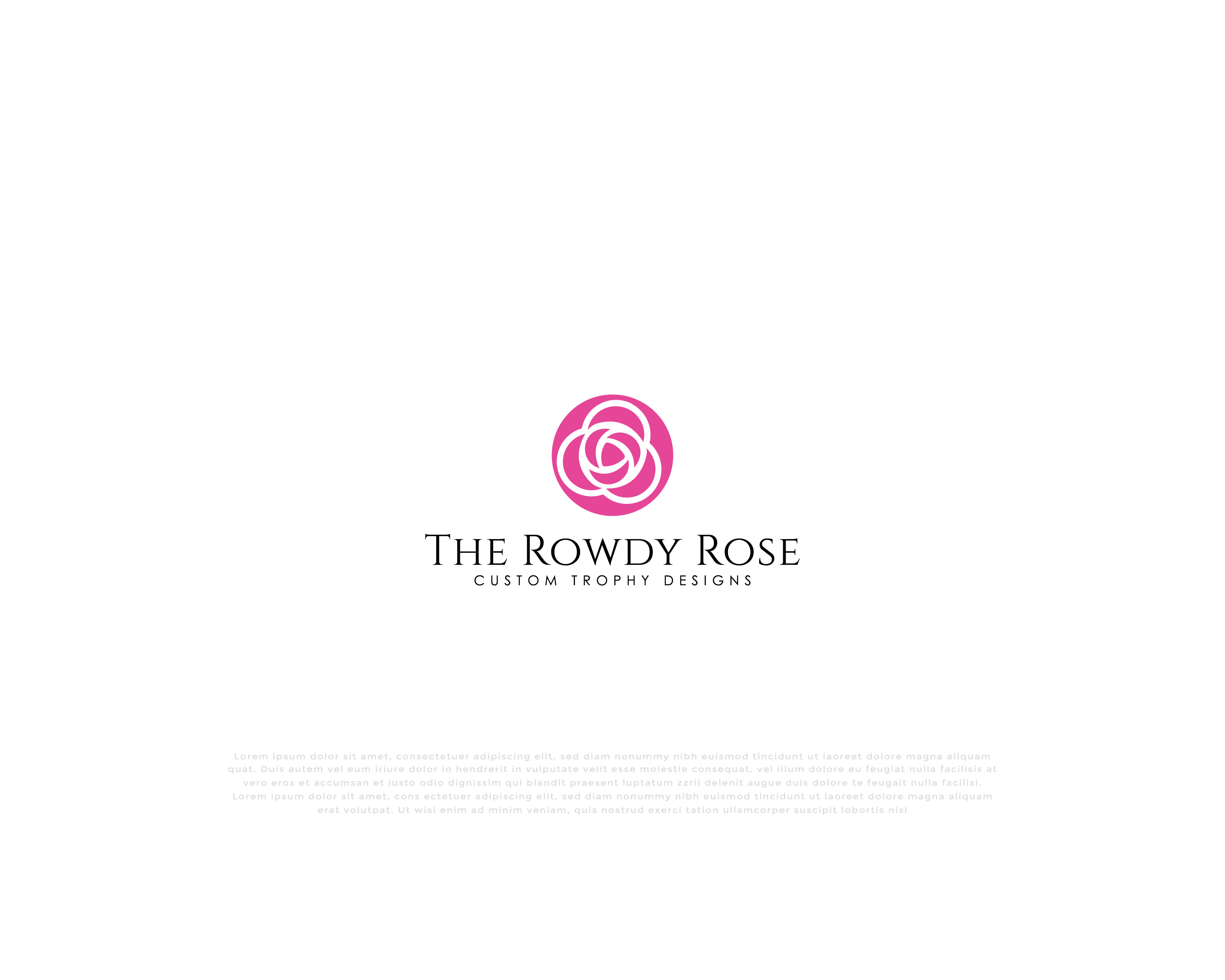 Logo Design by mehedi.h for The Rowdy Rose | Design #33563411