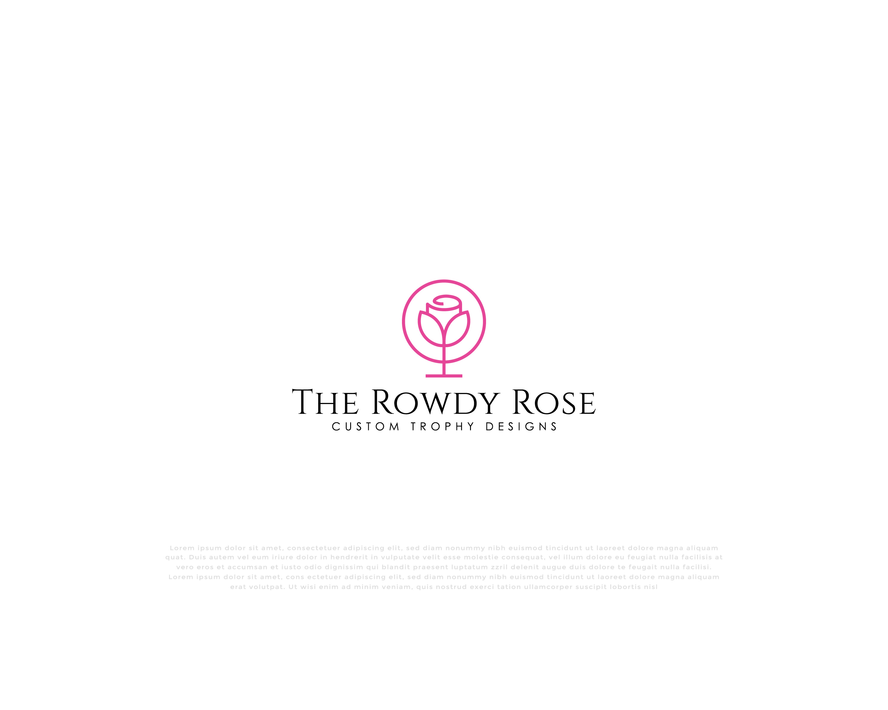 Logo Design by mehedi.h for The Rowdy Rose | Design #33563415