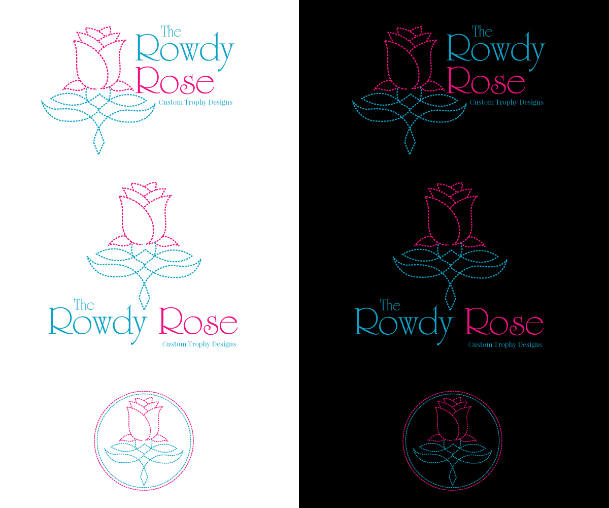 Logo-Design von Paint-Tools für The Rowdy Rose | Design #33561726