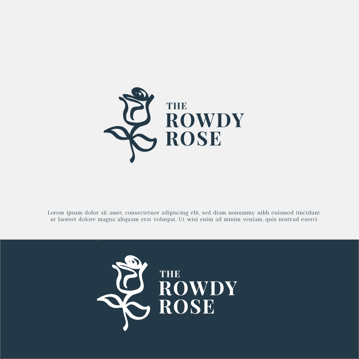 Logo Design by DesignSNW for The Rowdy Rose | Design #33559036