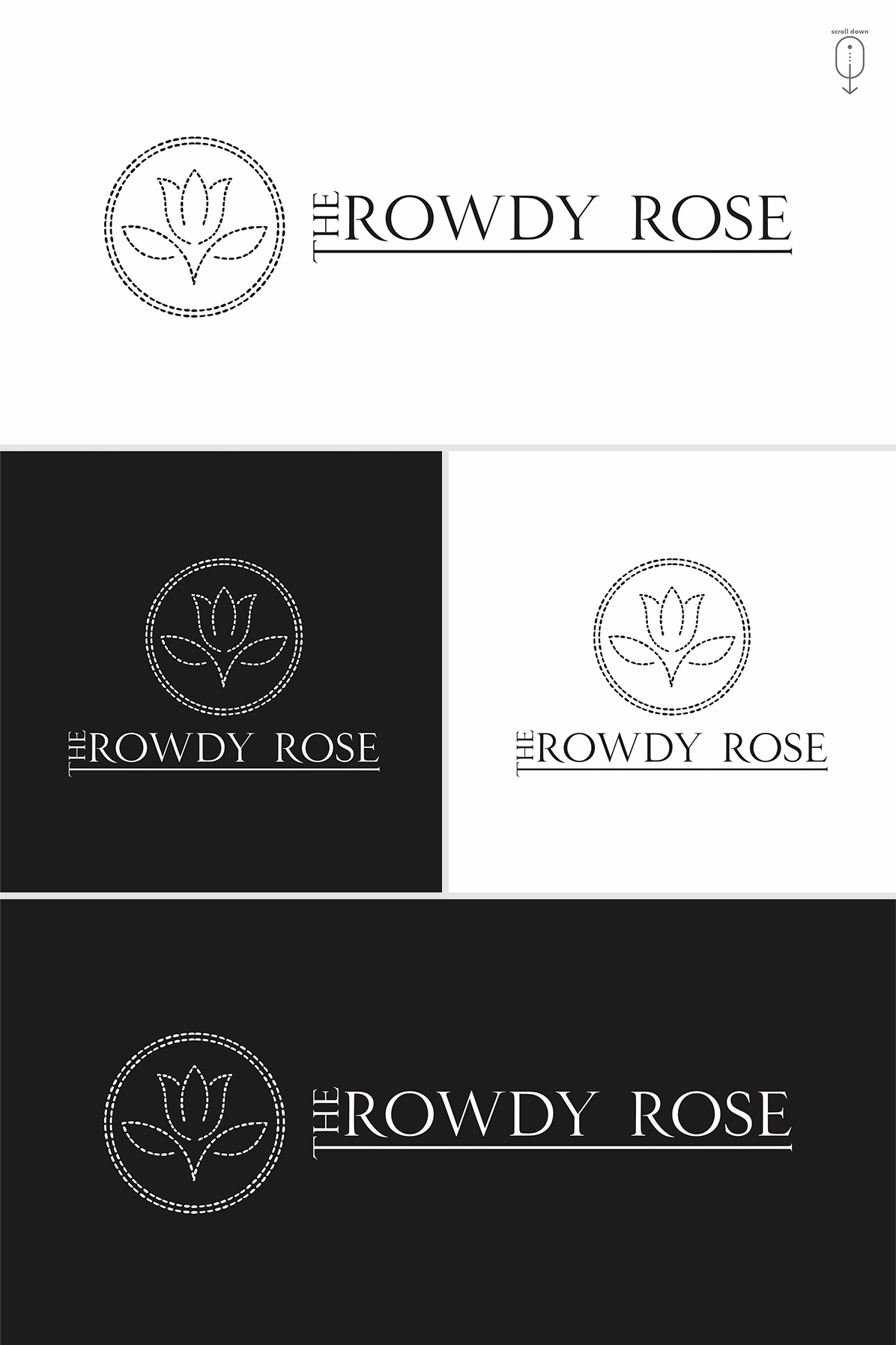 Logo Design by Zonda Studio for The Rowdy Rose | Design #33556518