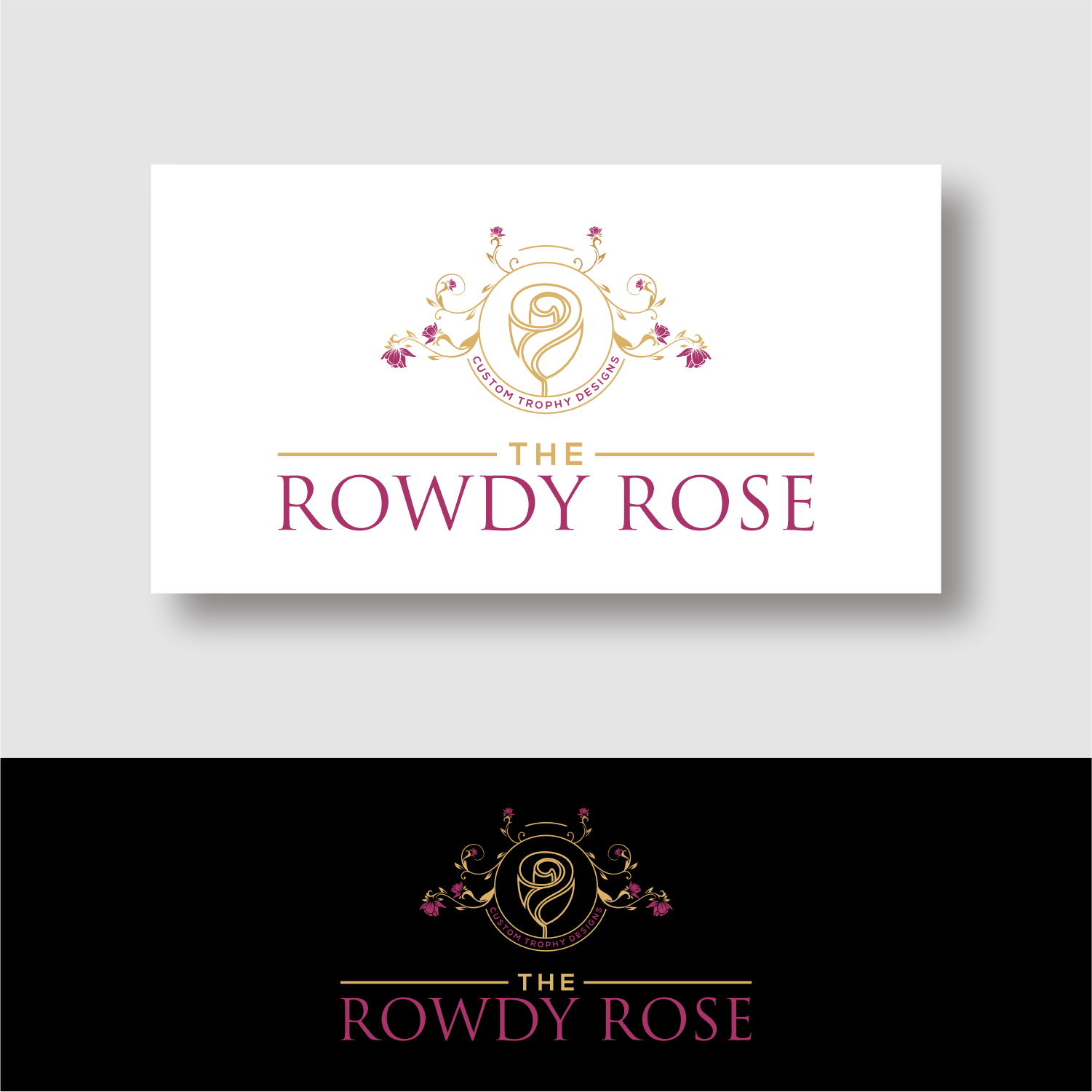 Logo Design by ganesaputu for The Rowdy Rose | Design #33557685