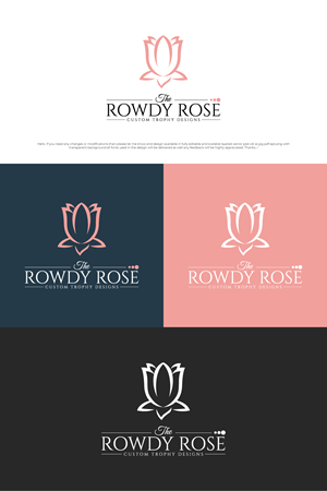 Logo Design by jamal2486 for The Rowdy Rose | Design: #33603503