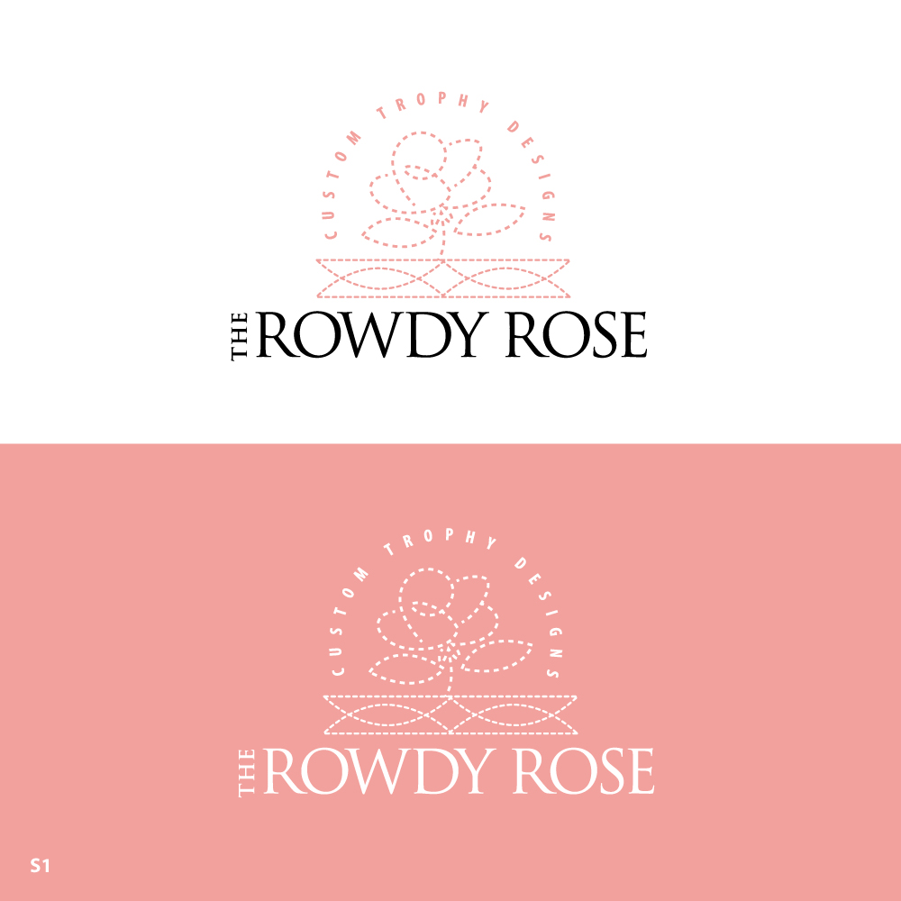 Logo Design by Sujit Banerjee for The Rowdy Rose | Design #33561916