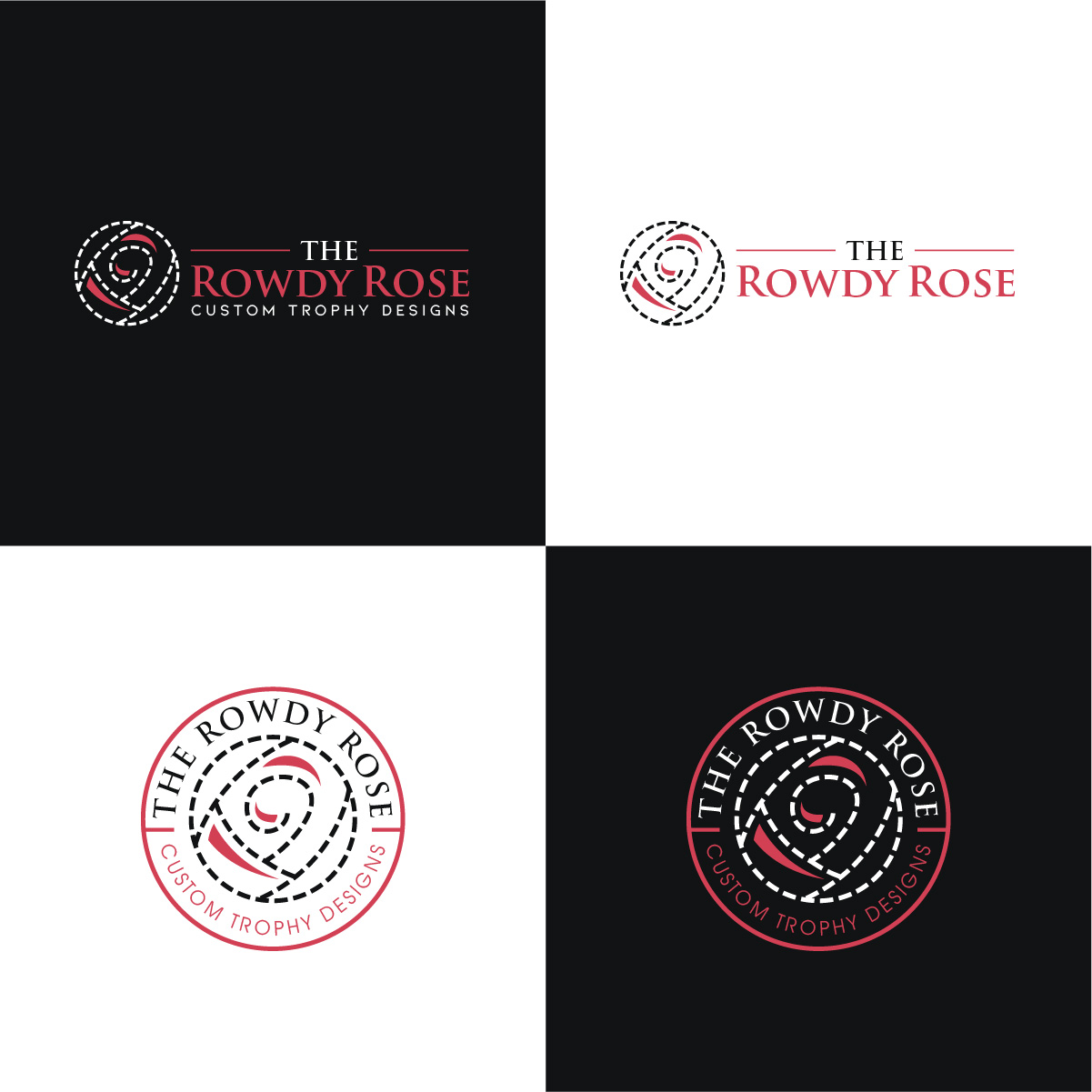 Logo Design by fly  design for The Rowdy Rose | Design #33560712