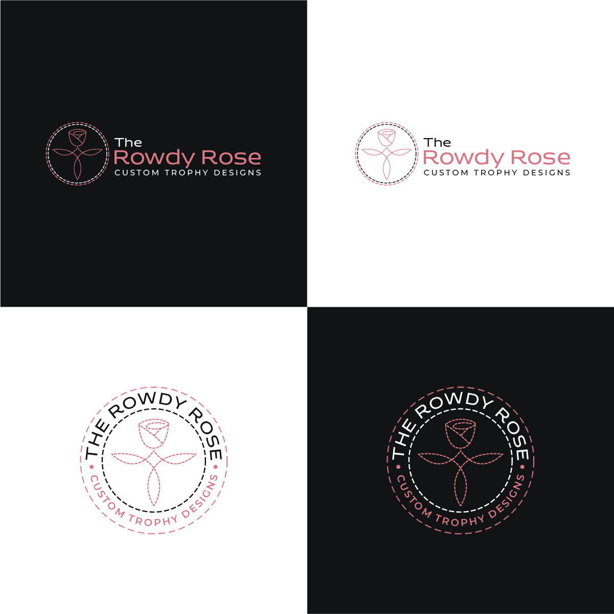 Logo Design by fly  design for The Rowdy Rose | Design #33560713