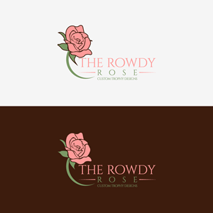 Logo Design by fly  design for The Rowdy Rose | Design: #33561047