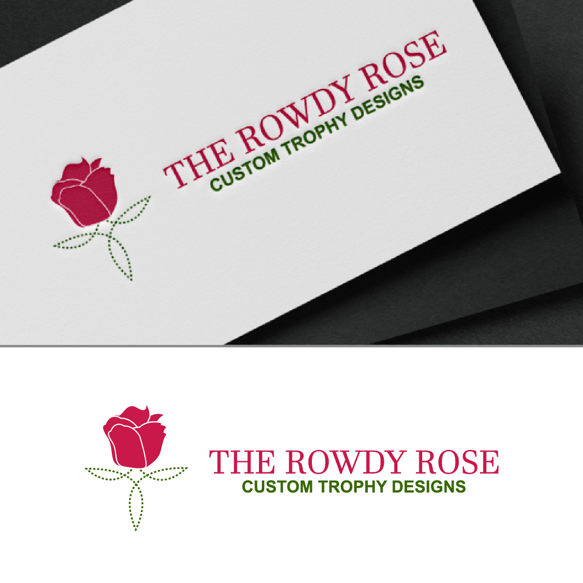 Logo Design by fly  design for The Rowdy Rose | Design #33561145
