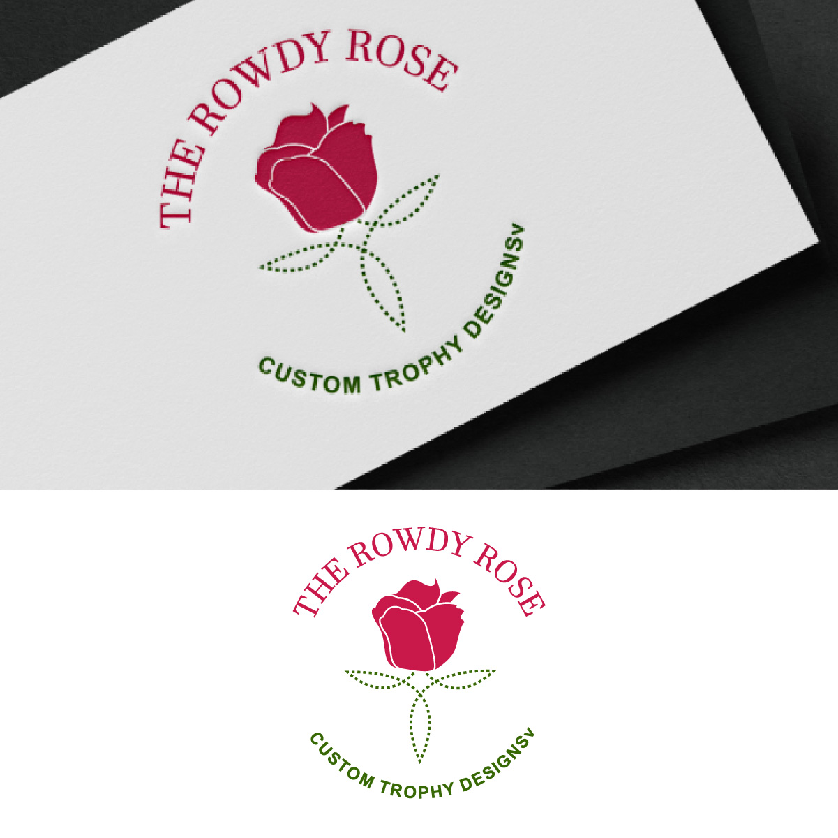 Logo Design by fly  design for The Rowdy Rose | Design #33561146