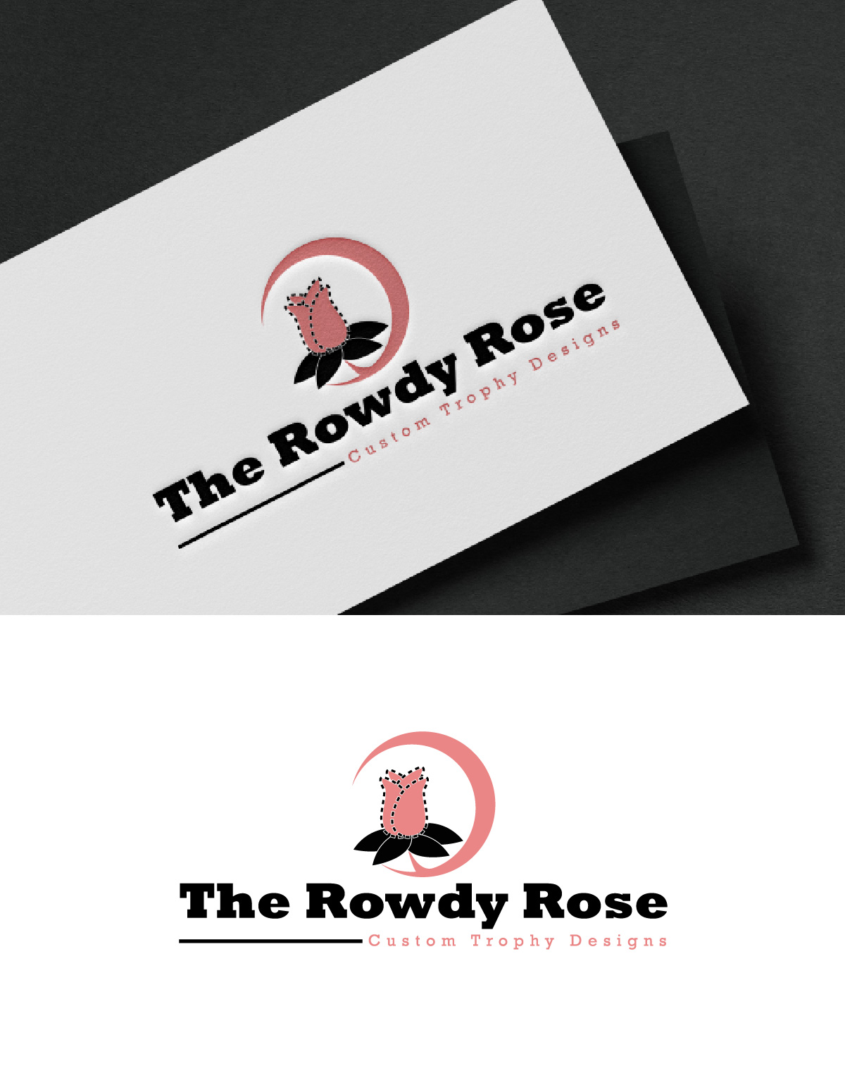 Logo Design by fly  design for The Rowdy Rose | Design #33561663