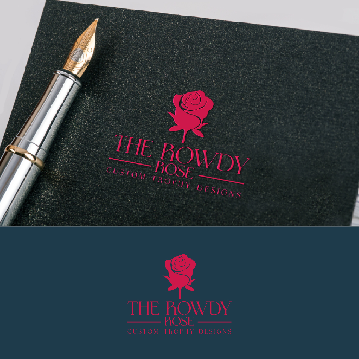 Logo Design by fly  design for The Rowdy Rose | Design #33561664