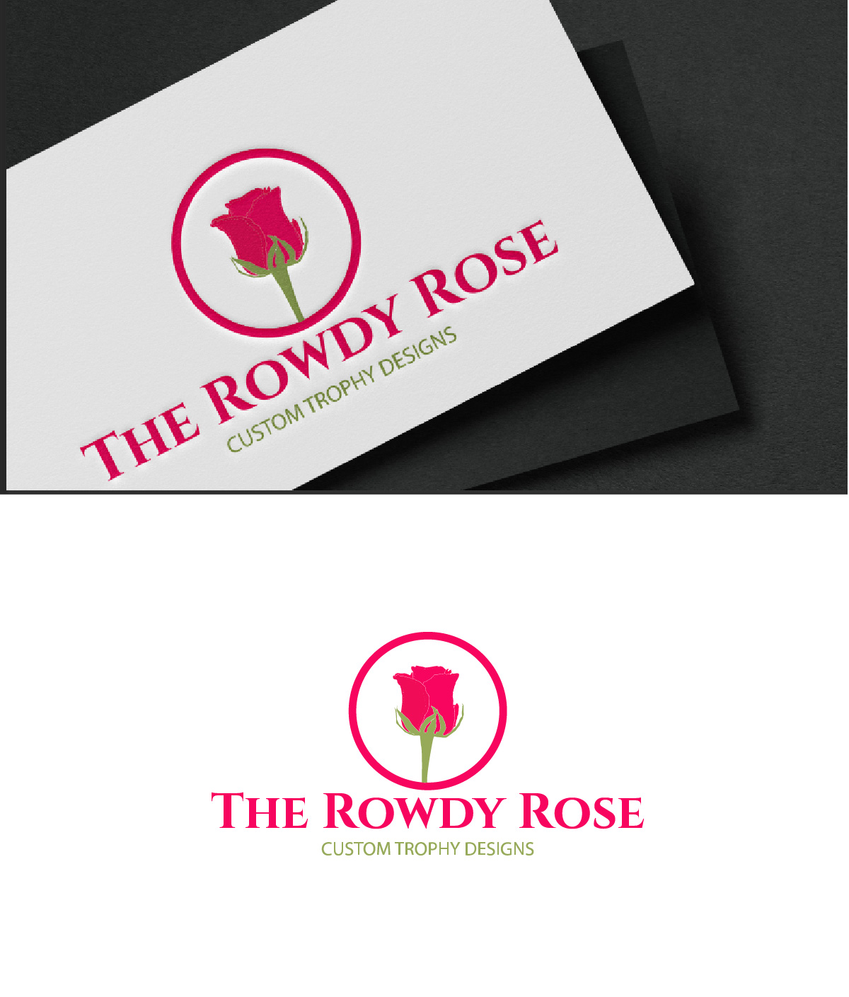 Logo Design by fly  design for The Rowdy Rose | Design #33561665