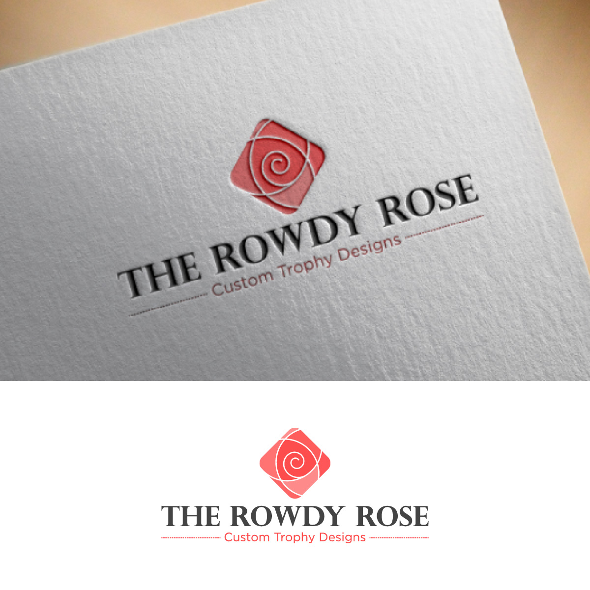Logo Design by fly  design for The Rowdy Rose | Design #33561825