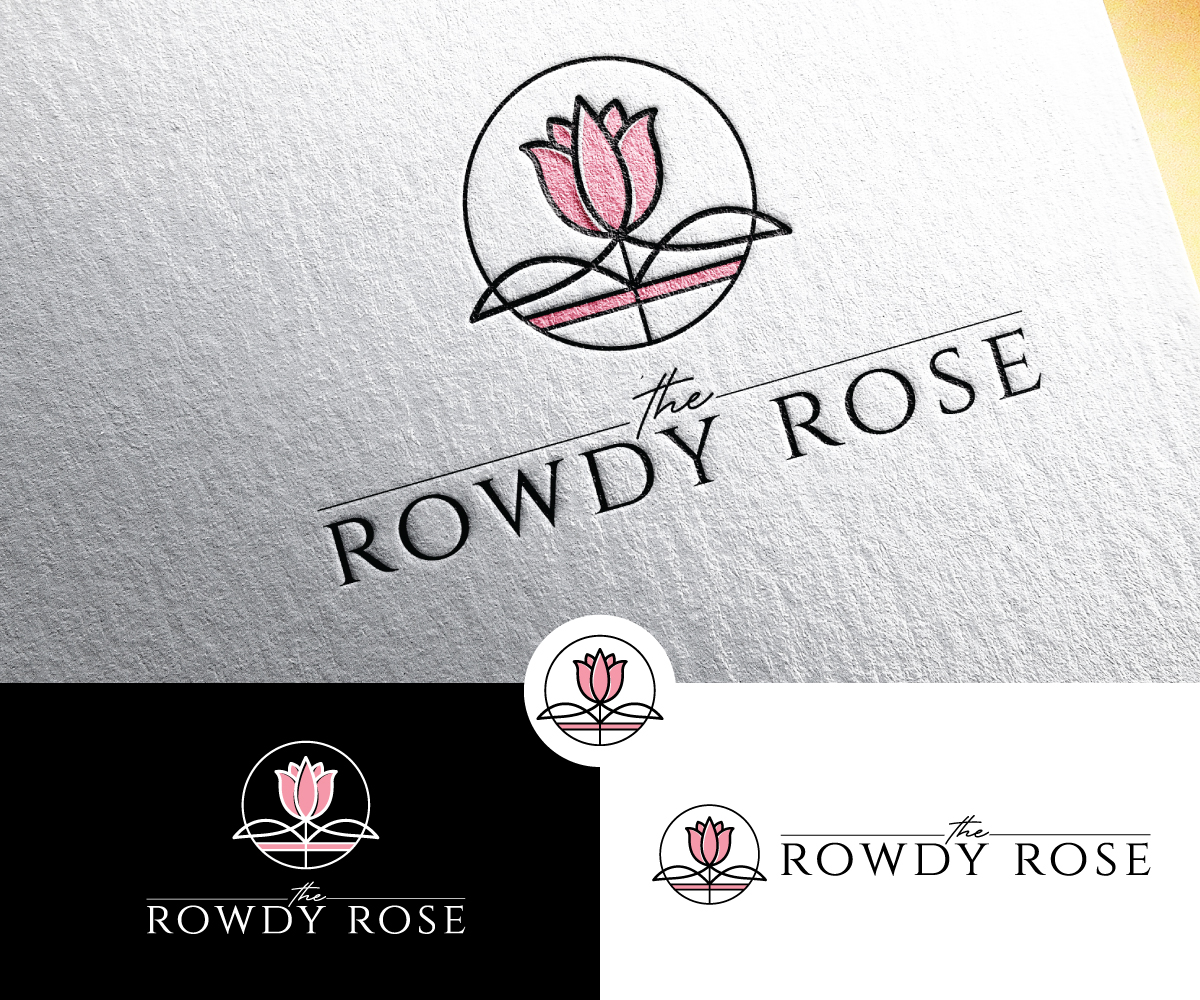 Logo Design by step forward 2 for The Rowdy Rose | Design #33557782