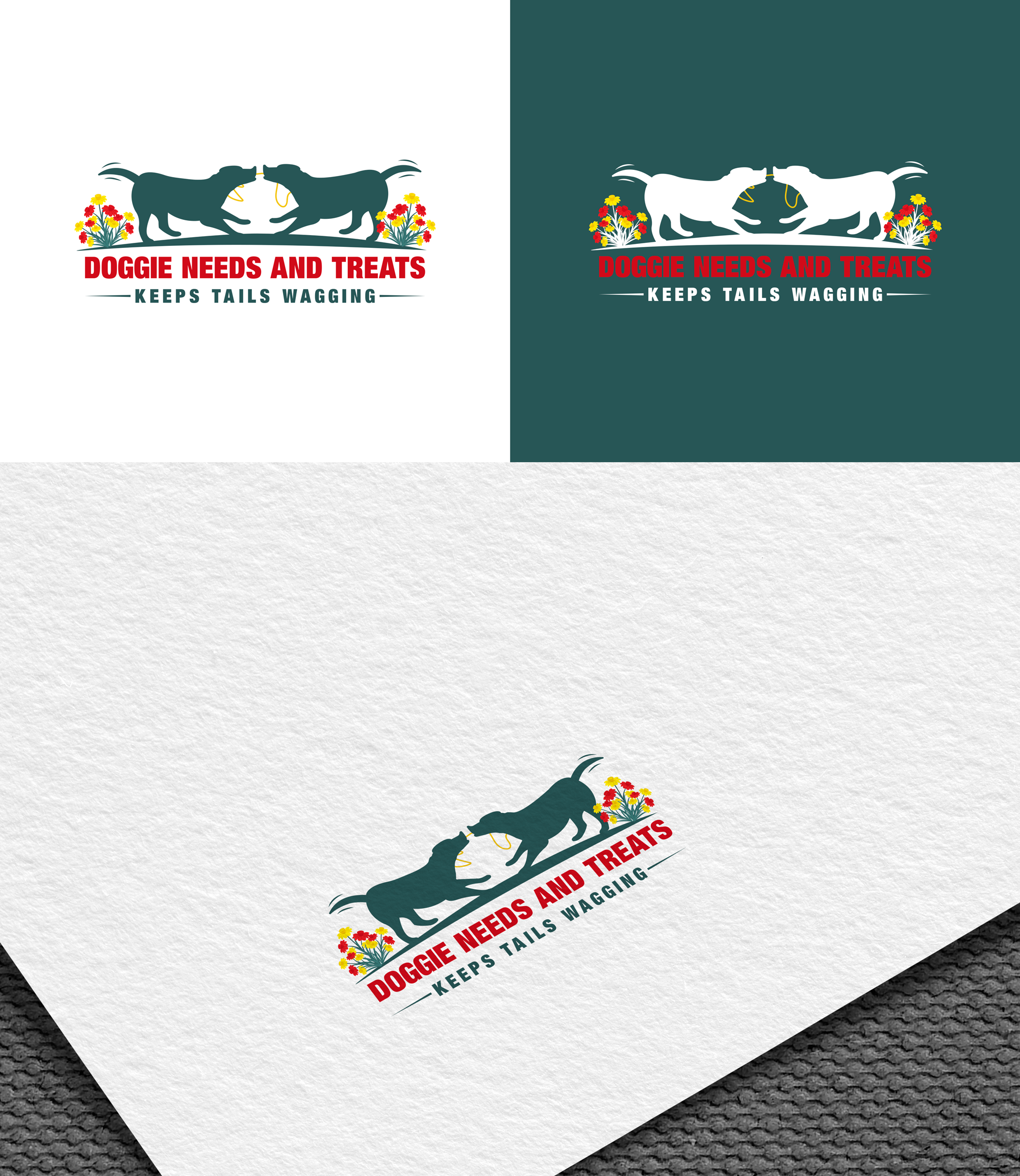 Logo Design by RA-bica for Doggie Needs and Treats | Design #33790528