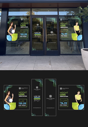 Window Decals for a Weight Loss Clinic (2 locations)