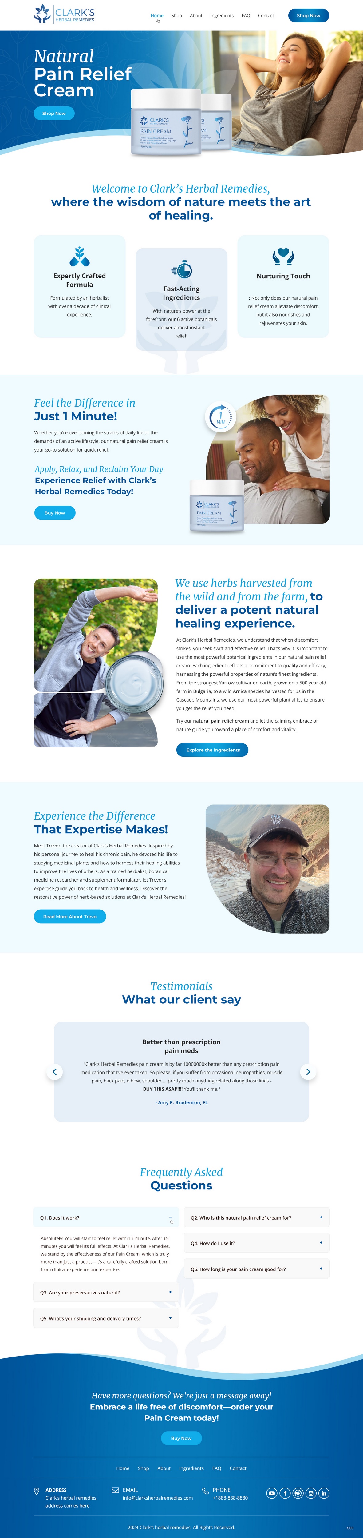 Web Design by pb for this project | Design #33595914