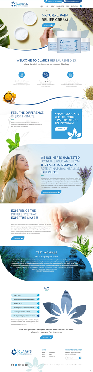 Web Design by pb for this project | Design: #33595915