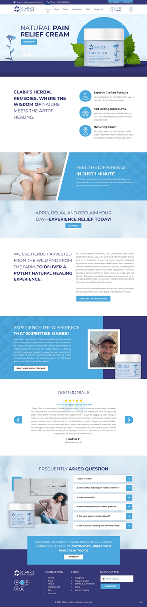 Web Design by pb for this project | Design: #33595916