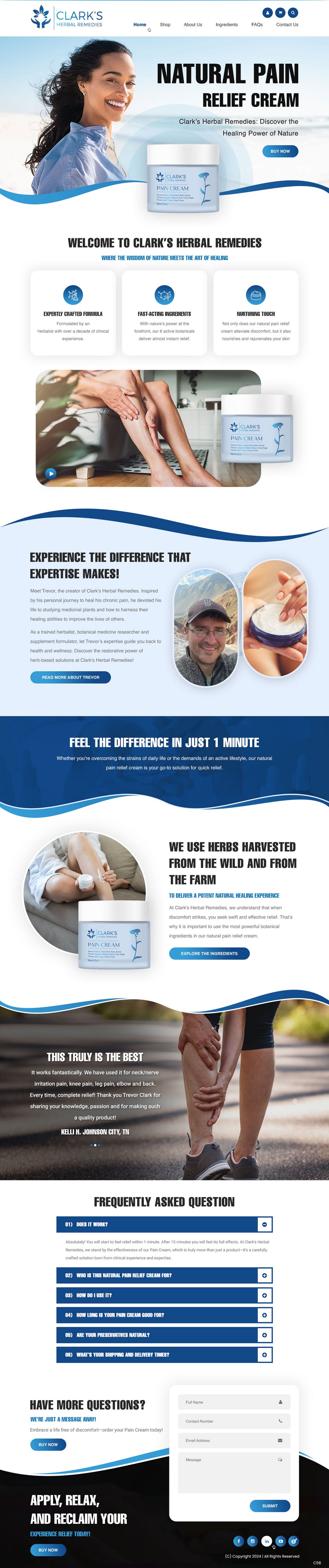 Web Design by pb for this project | Design #33595924