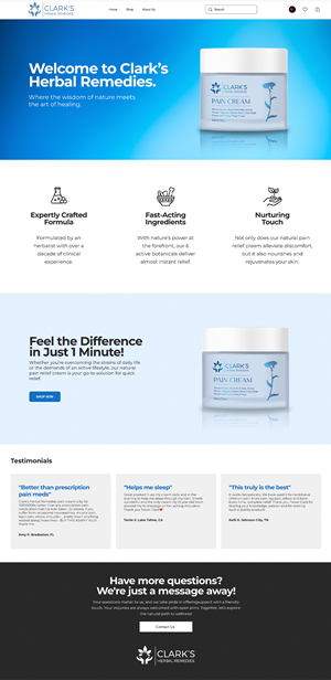 Web Design par TylerMcGrath pour ce projet | Design #33586884